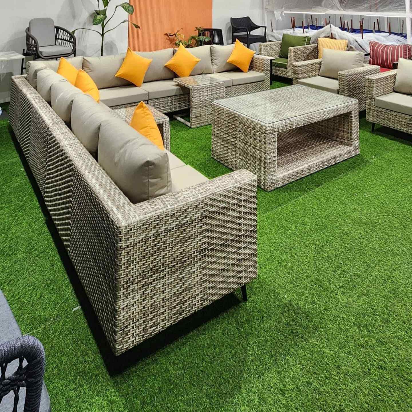 GRAND ROPE WEAVE SOFA