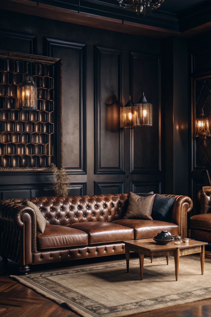 LEATHER SOFA 