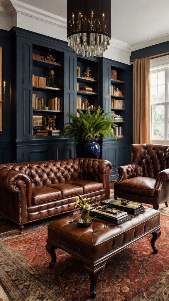 LEATHER SOFA 