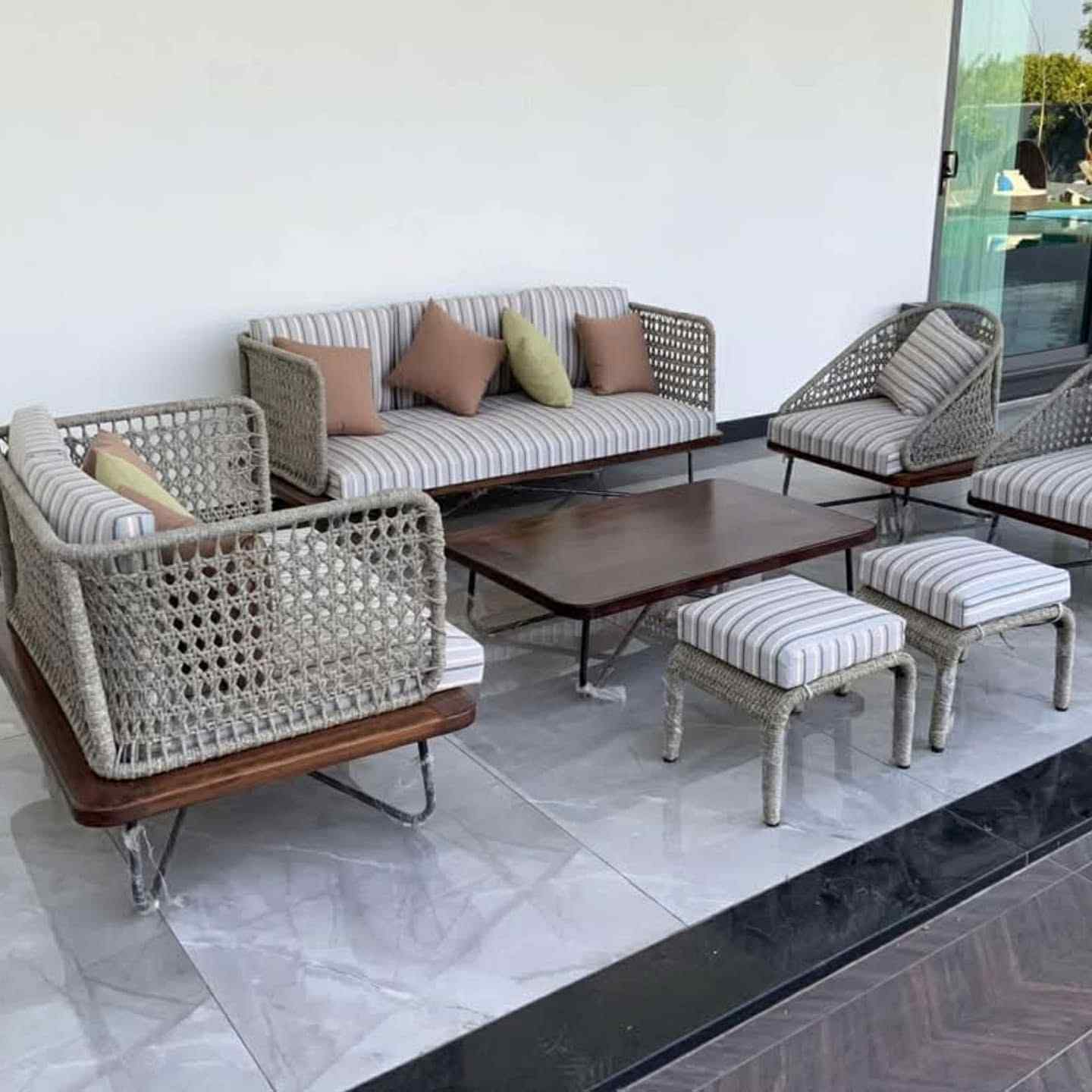 SIGNATURE ROPE WEAVE SOFA