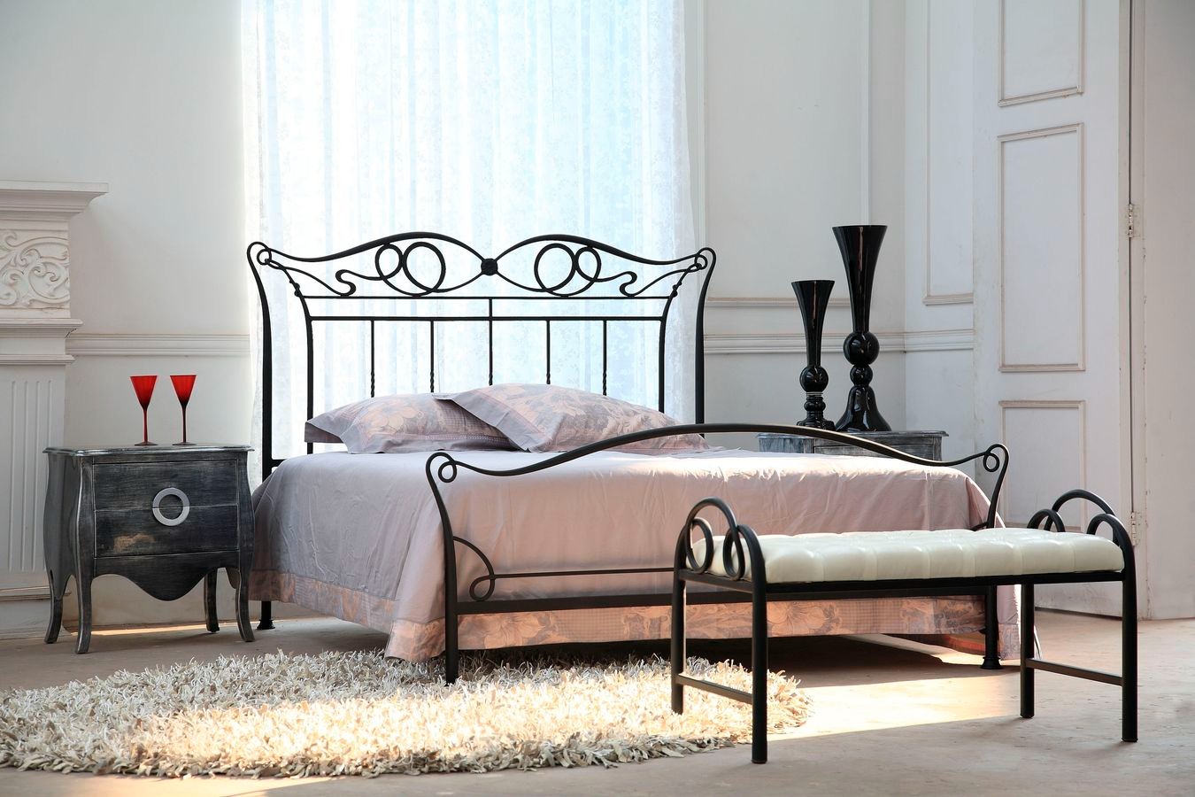 Regal Wrought Iron Bed