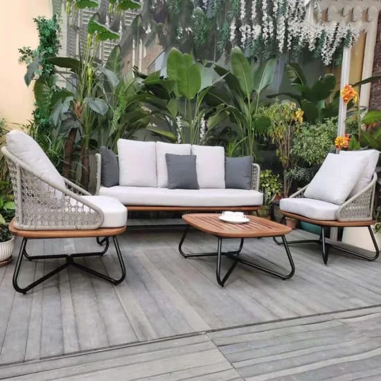 MODERN ROPE OUTDOOR SET