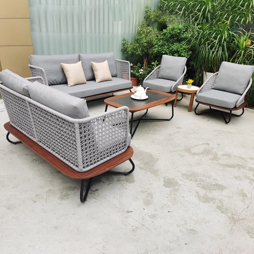 LUXURY ROPE WEAVE SOFA SET