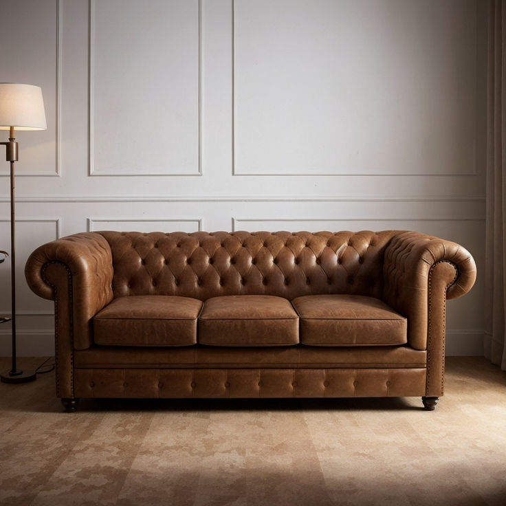 LEATHER SOFA 