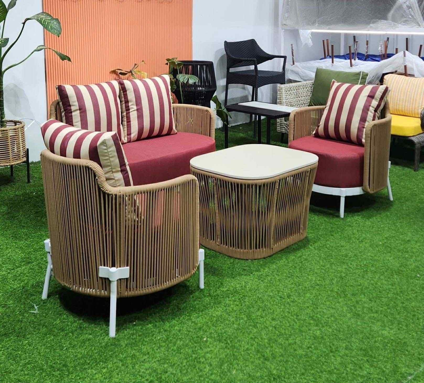 rope sofa with fushion leg